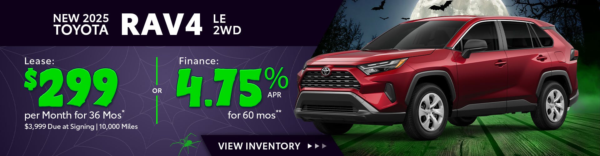 New 2025 Toyota RAV4 LE 2WD