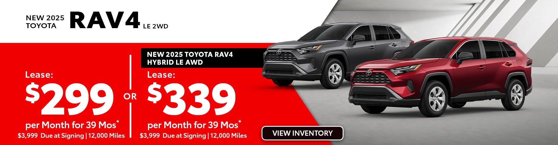 New 2025 Toyota RAV4 LE 2WD