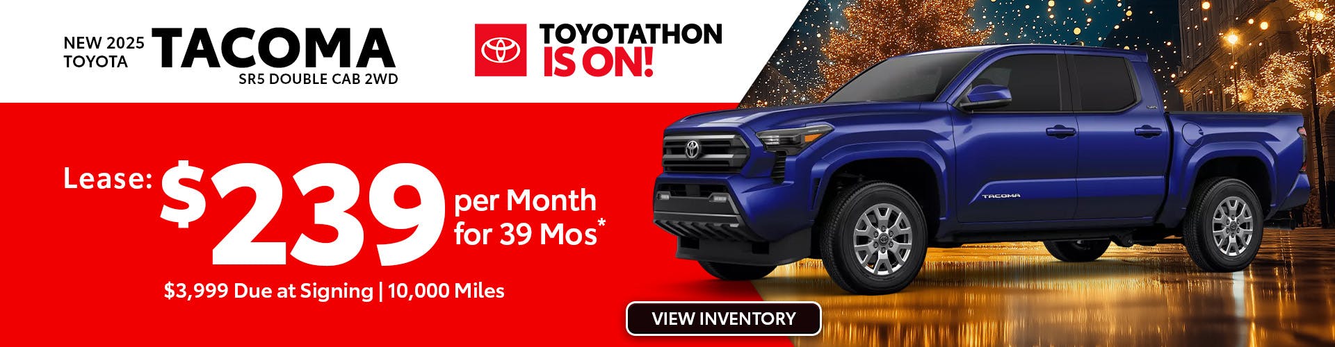 New 2025 Toyota Tacoma SR5 Double Cab 2WD