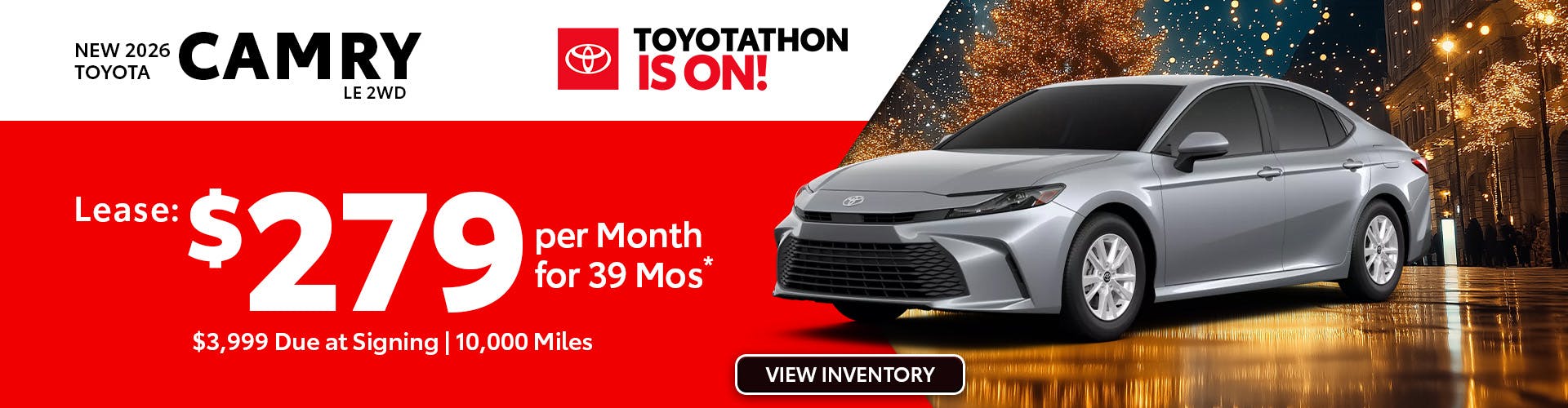 New 2026 Toyota Camry LE 2WD