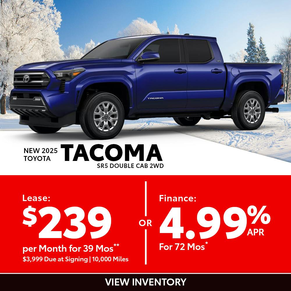New 2025 Toyota Tacoma SR5 Double Cab 2WD