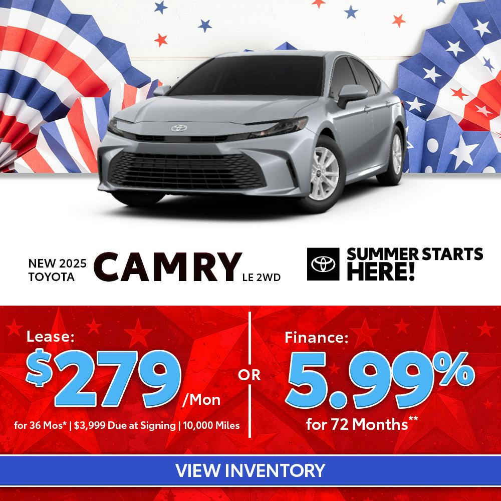 da_may_New 2025 Toyota Camry LE 2WD