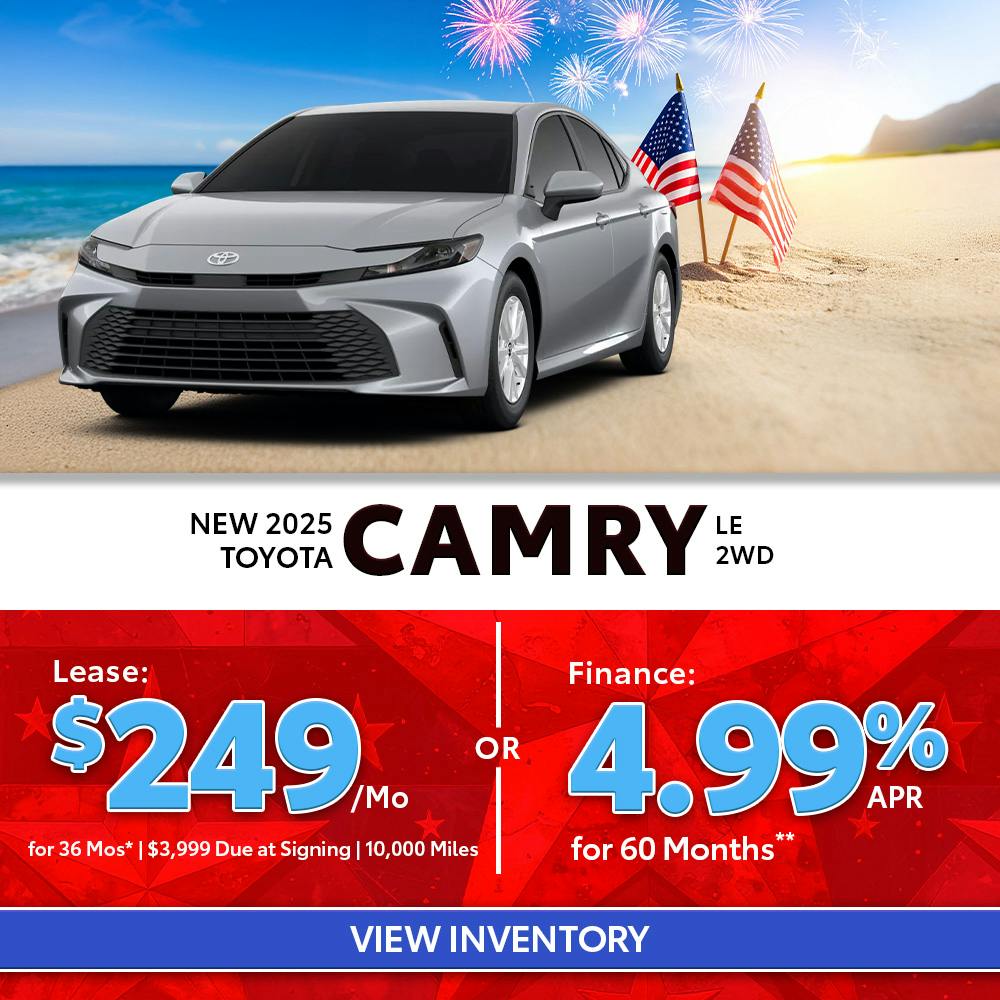 DA_July_New 2025 Toyota Camry LE 2WD