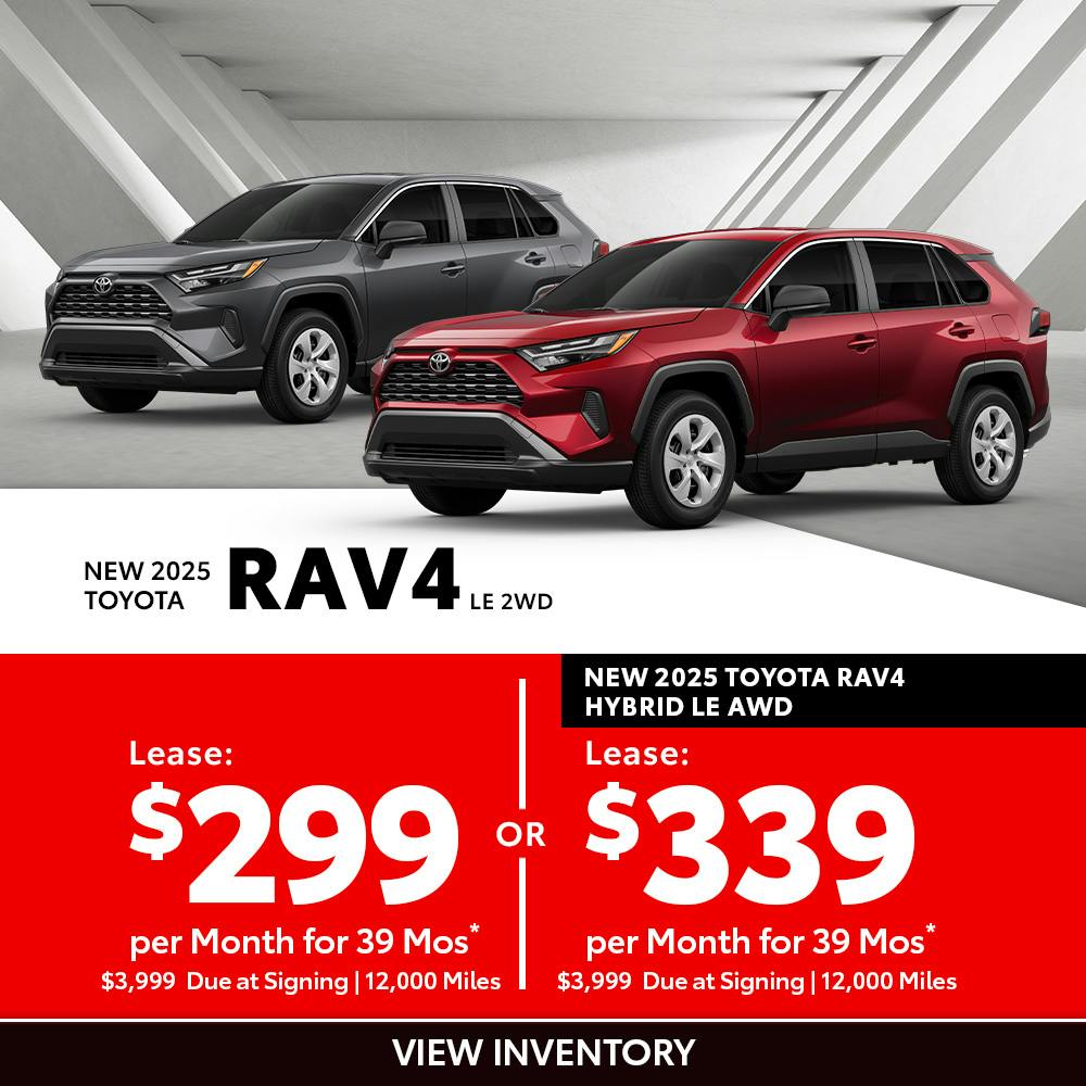 New 2025 Toyota RAV4 LE 2WD