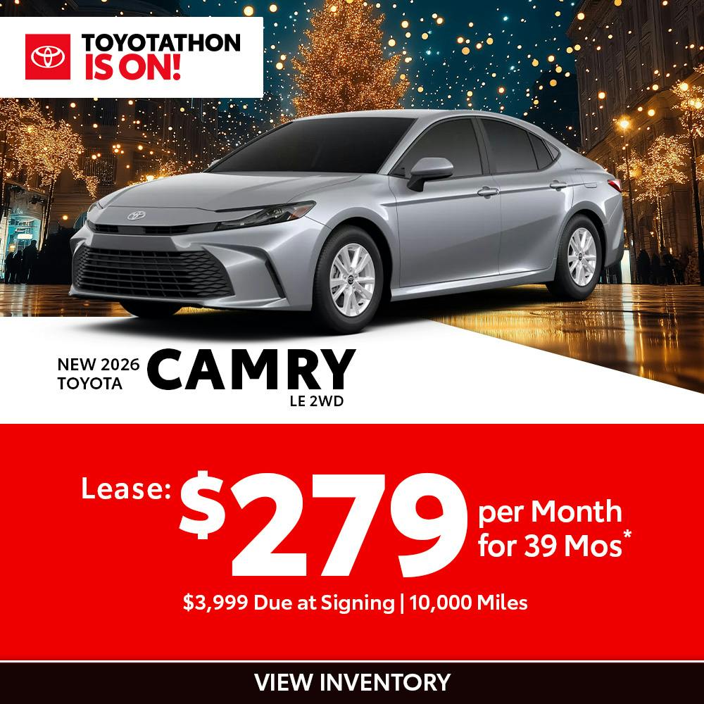 New 2026 Toyota Camry LE 2WD