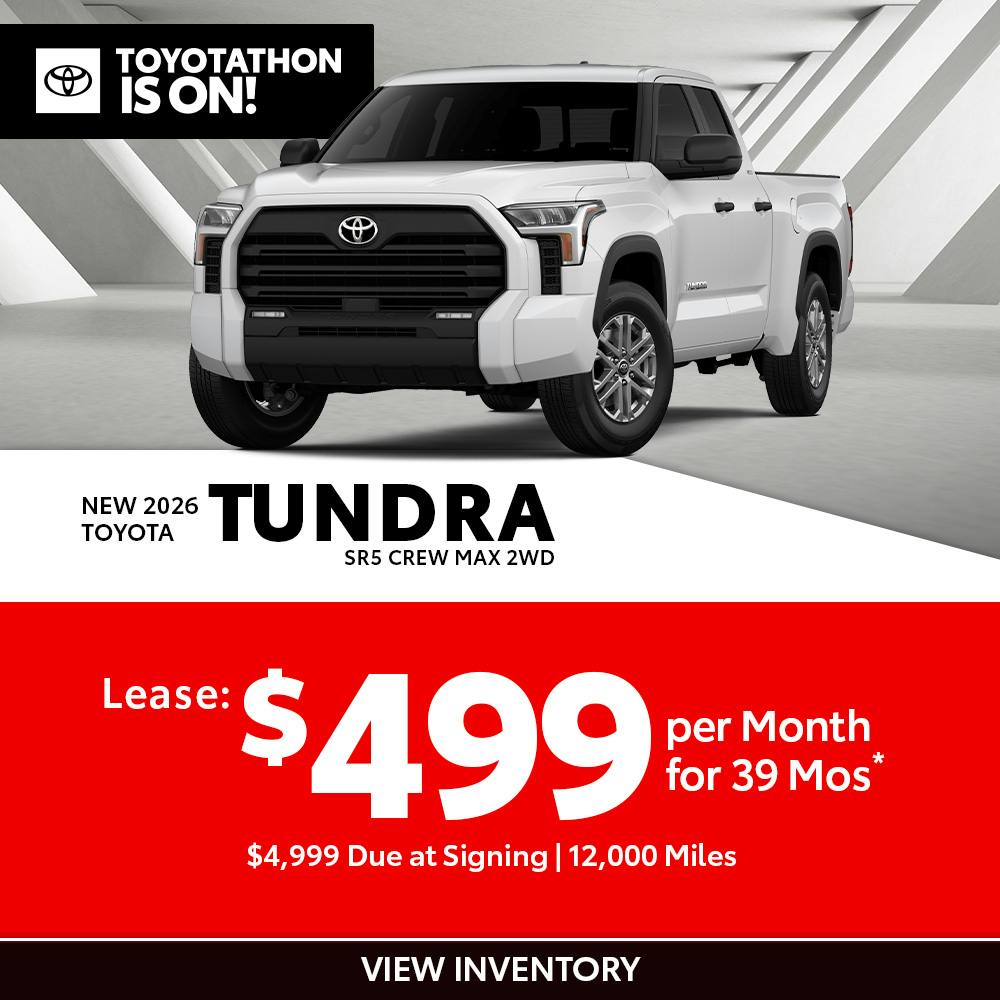 New 2026 Toyota Tundra SR5 Crew Max 2WD
