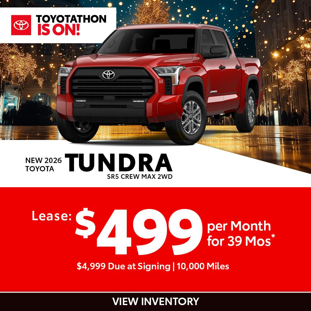 New 2026 Toyota Tundra SR5 Crew Max 2WD