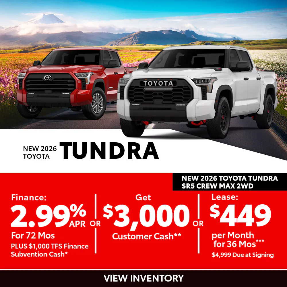 New 2026 Toyota Tundra OR New 2026 Toyota Tundra SR5 Crew Max 2WD | Shottenkirk Toyota San Antonio