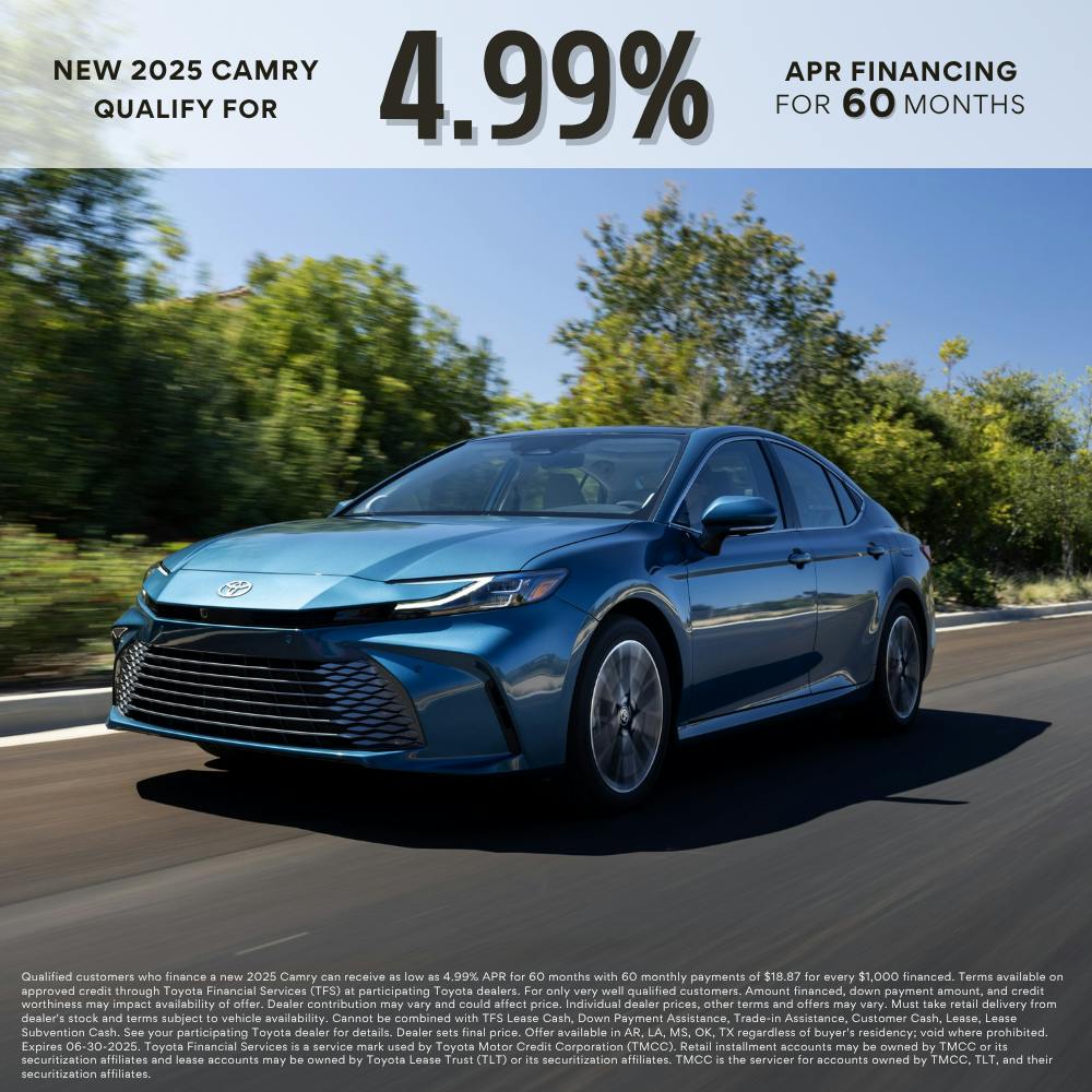 June 2025 GST Camry APR