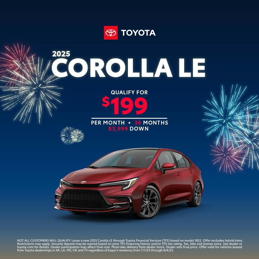 July 2025 GST Lease Corolla