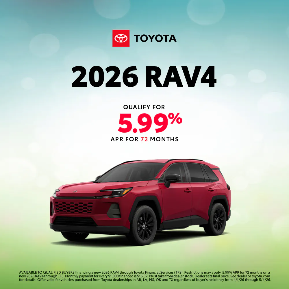 April 2026 GST RAV4 APR
