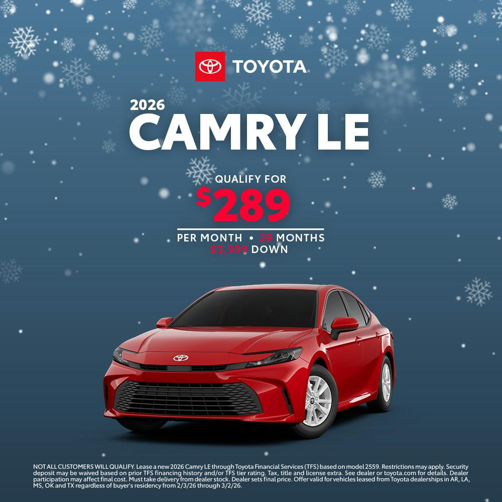 February 2026 GST Camry Lease