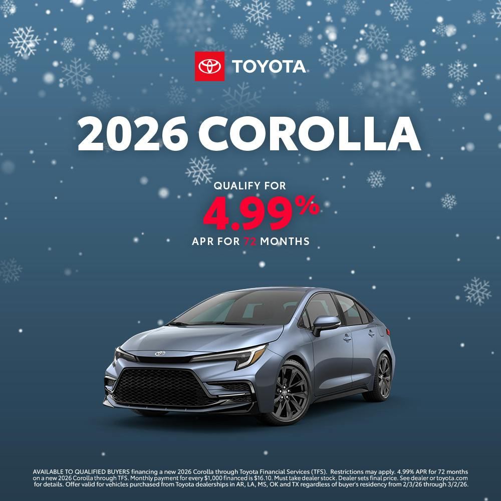 February 2026 GST Corolla APR