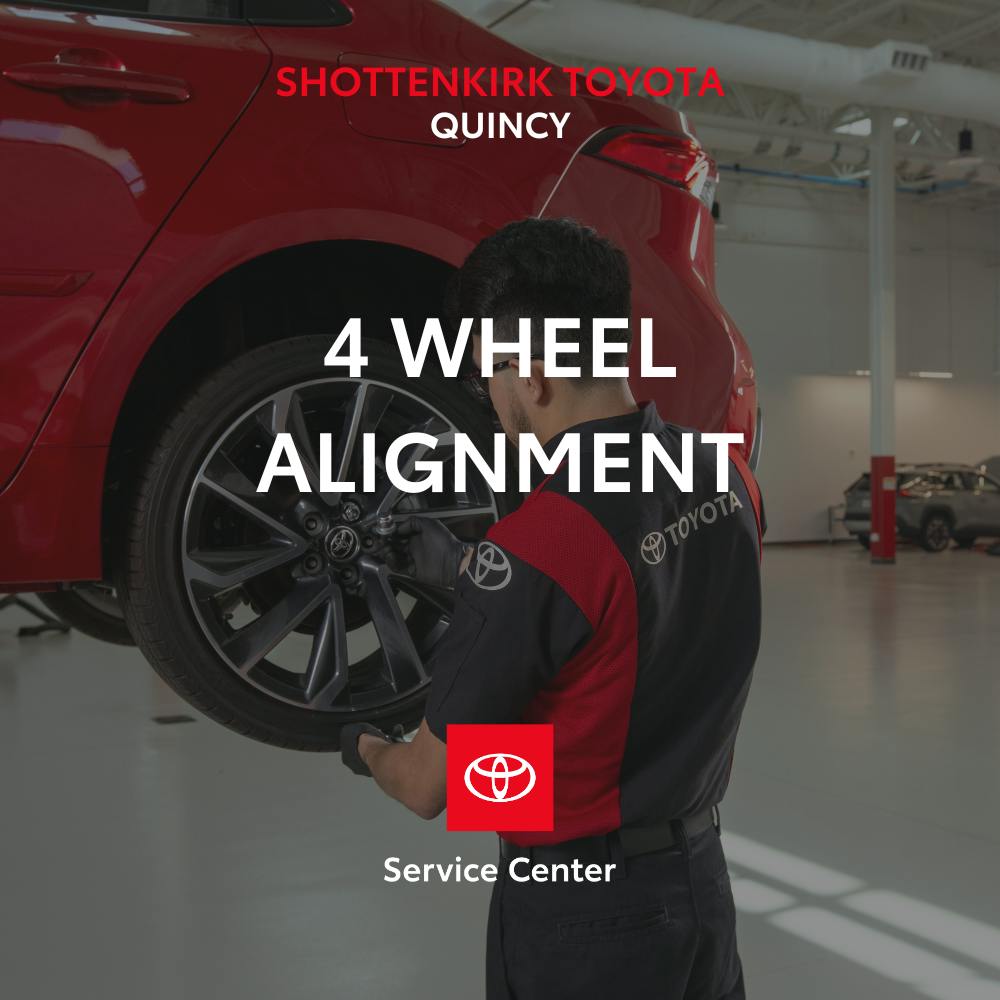4 Wheel Alignment | Shottenkirk Toyota of Quincy