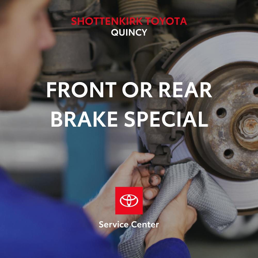 Brake Special | Shottenkirk Toyota of Quincy