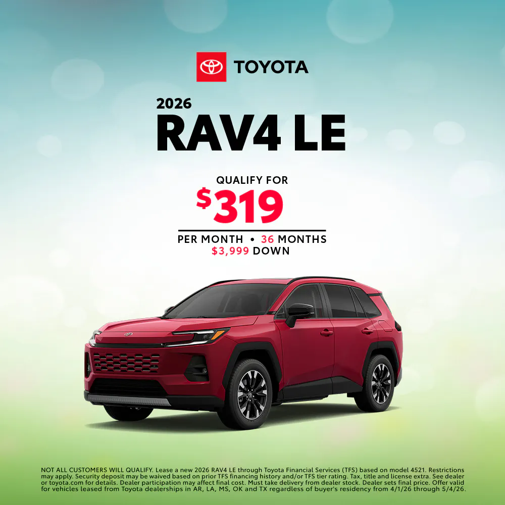 April 2026 GST RAV4 Lease
