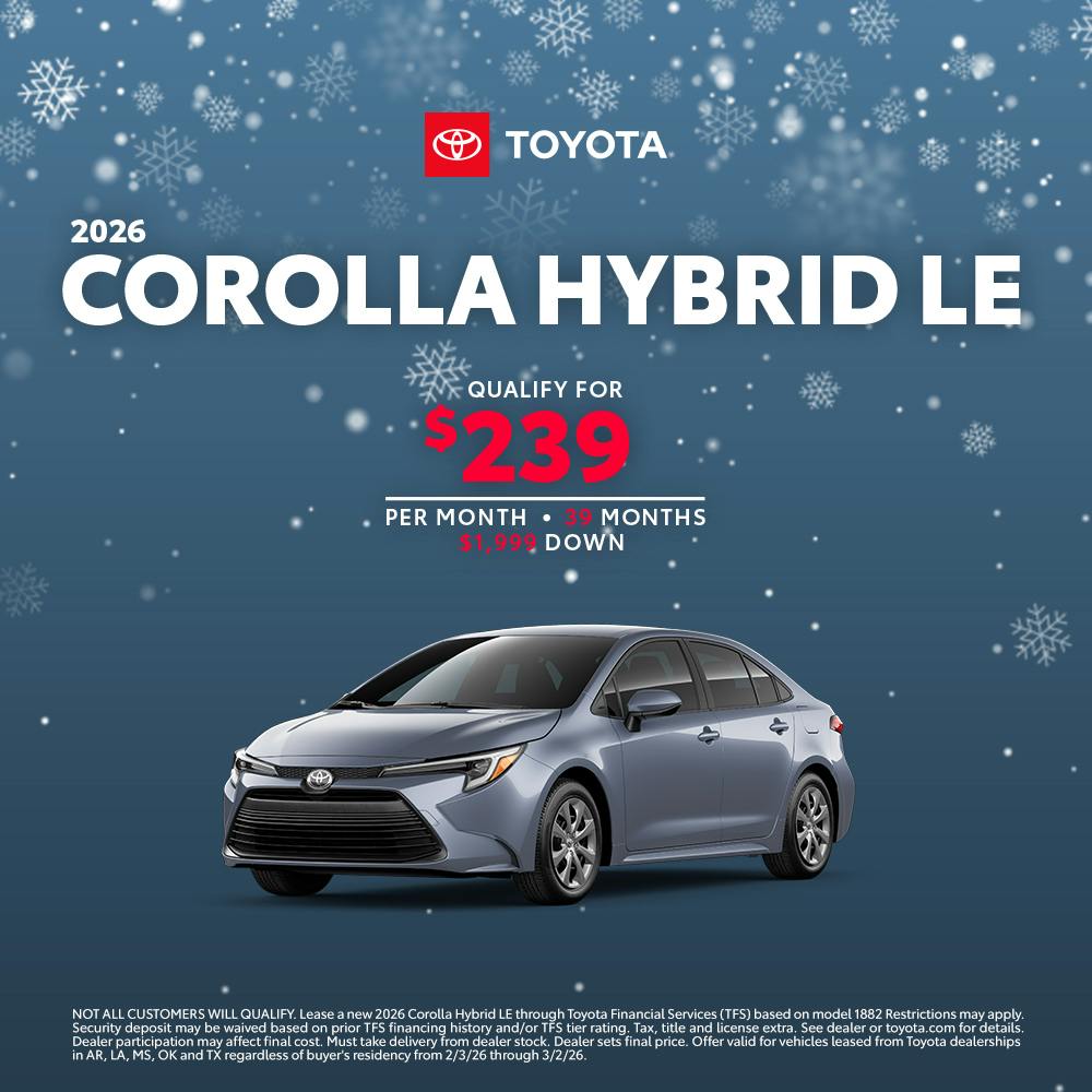 February 2026 GST Corolla Hybrid Lease