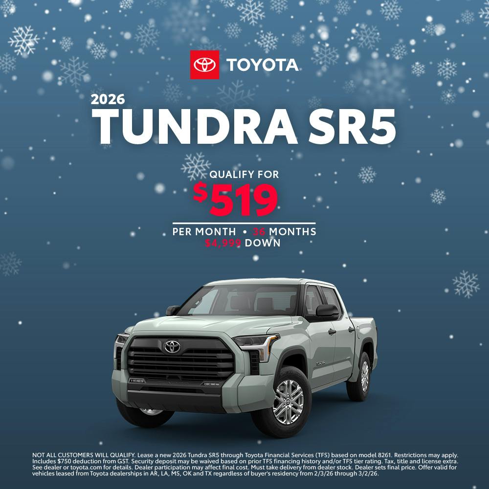 February 2026 GST Tundra Lease