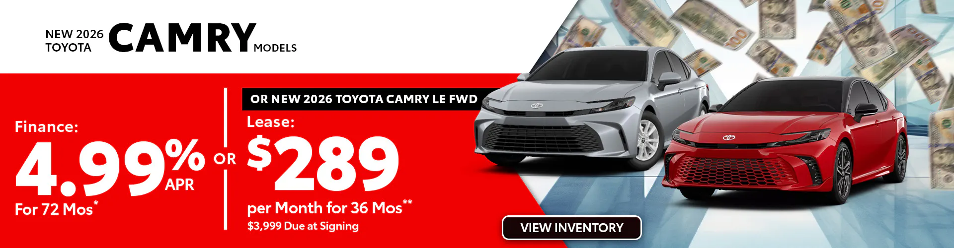 New 2026 Toyota Camry Models OR New 2026 Toyota Camry LE FWD