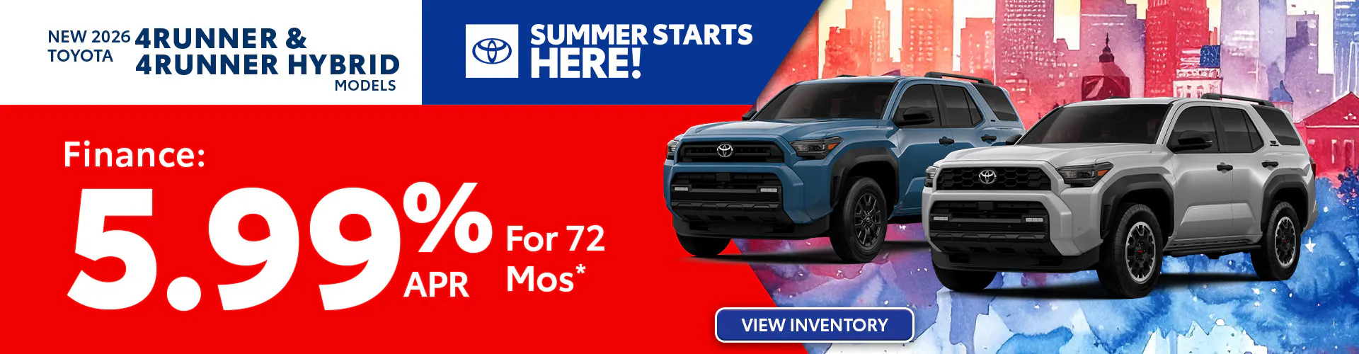 New 2026 Toyota 4Runner and 4Runner Hybrid Models