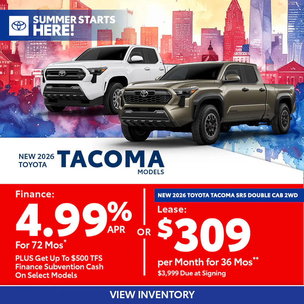New 2026 Toyota Tacoma Models OR New 2026 Toyota Tacoma SR5 Double Cab 2WD