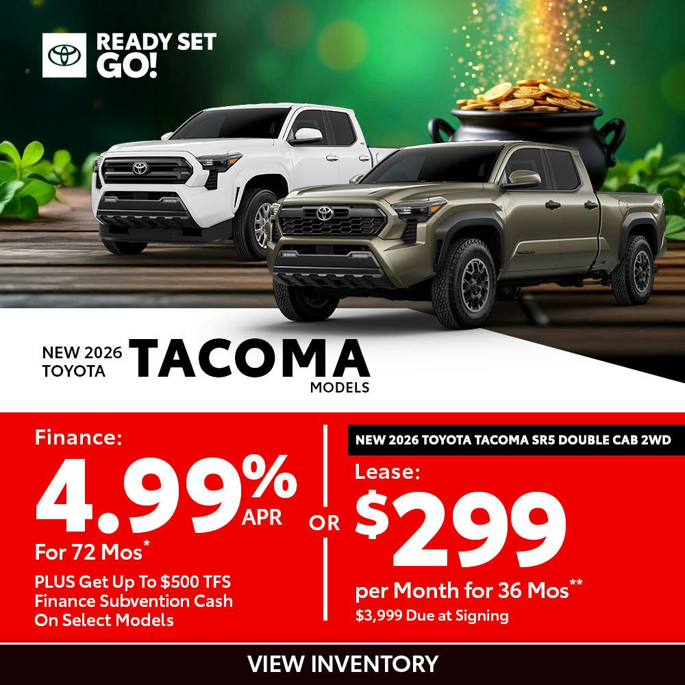 New 2026 Toyota Tacoma Models OR New 2026 Toyota Tacoma SR5 Double Cab 2WD