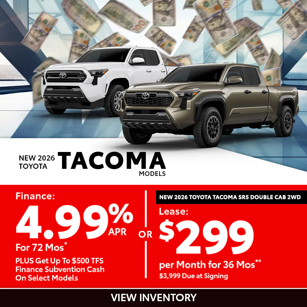 New 2026 Toyota Tacoma Models OR New 2026 Toyota Tacoma SR5 Double Cab 2WD