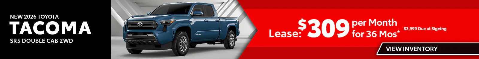 New 2026 Toyota Tacoma SR5 Double Cab 2WD
