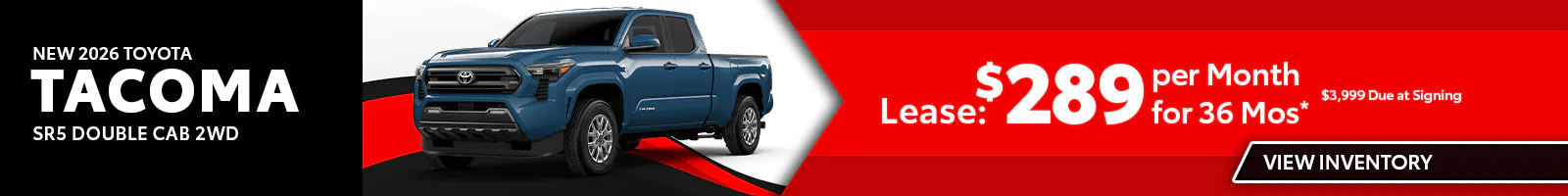 New 2026 Toyota Tacoma SR5 Double Cab 2WD