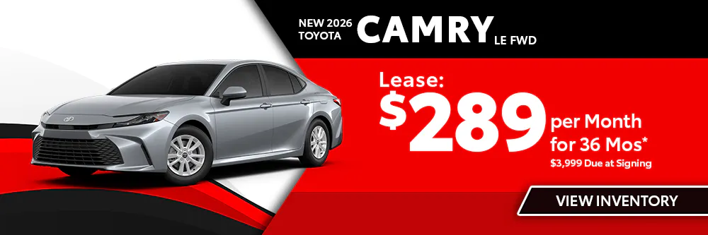 New 2026 Toyota Camry LE FWD | Shottenkirk Toyota Weatherford