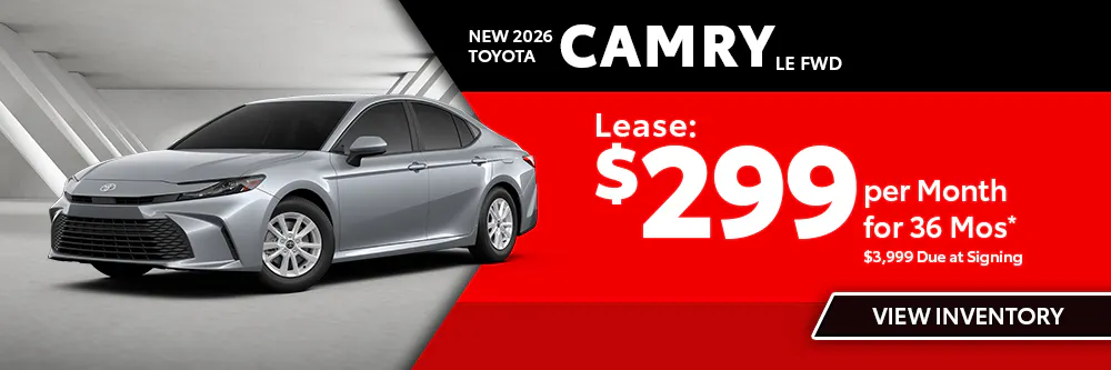 New 2026 Toyota Camry LE FWD | Shottenkirk Toyota Weatherford