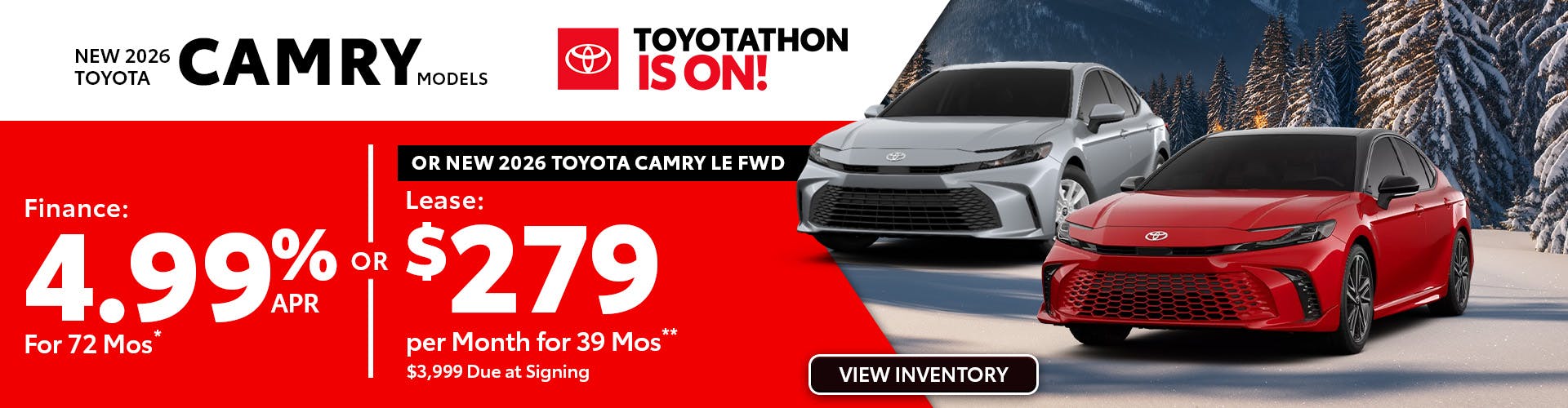 New 2026 Toyota Camry Models OR New 2026 Toyota Camry LE FWD