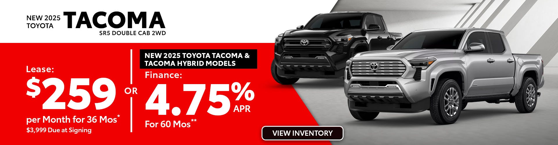 DA_Aug_New 2025 Toyota Tacoma SR5 Double Cab 2WD