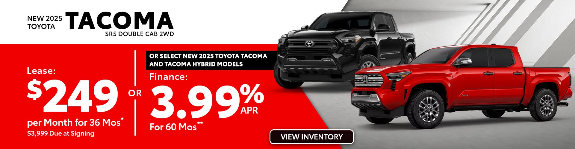 New 2025 Toyota Tacoma SR5 Double Cab 2WD