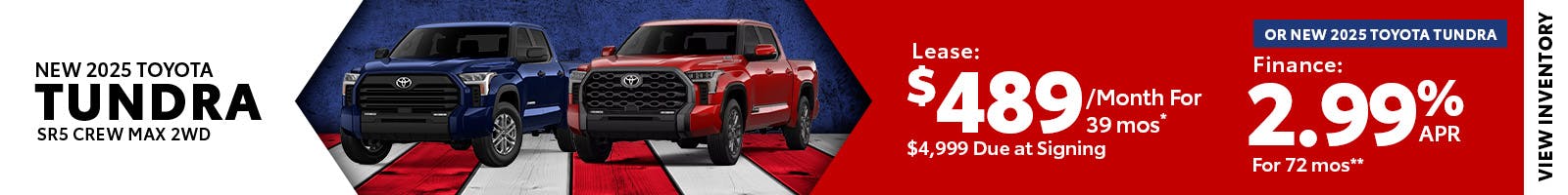 Feb_DA_New 2025 Toyota Tundra SR5 Crew Max 2WD