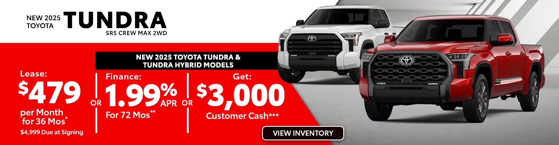 DA_Aug_New 2025 Toyota Tundra SR5 Crew Max 2WD