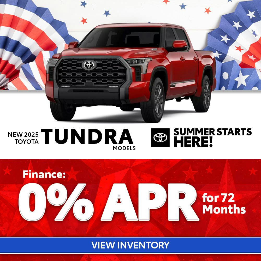 New 2025 Toyota Tundra Finance For 0% APR