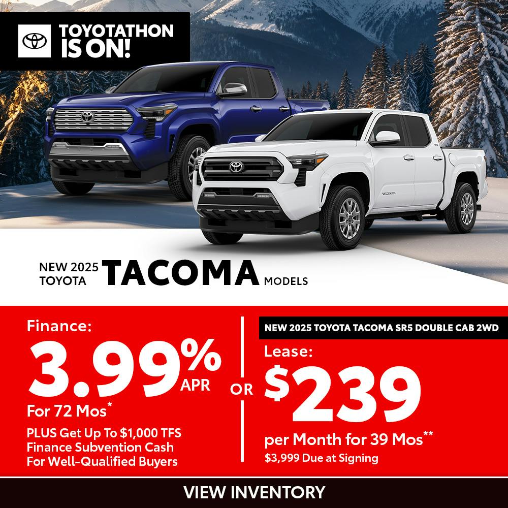 New 2025 Toyota Tacoma Models OR New 2025 Toyota Tacoma SR5 Double Cab 2WD