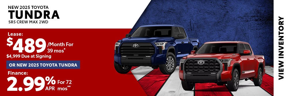 Feb_DA_New 2025 Toyota Tundra SR5 Crew Max 2WD | Shottenkirk Toyota Weatherford