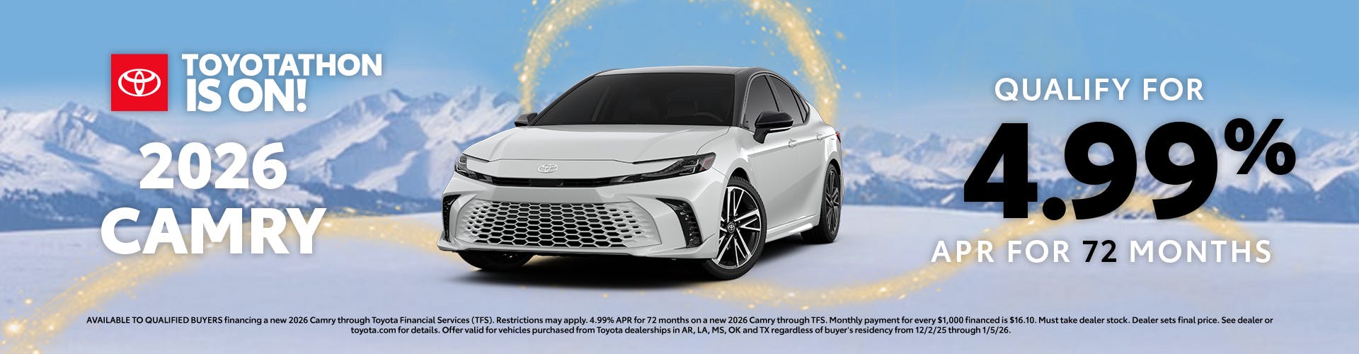 December 2025 GST Camry APR Toyotathon