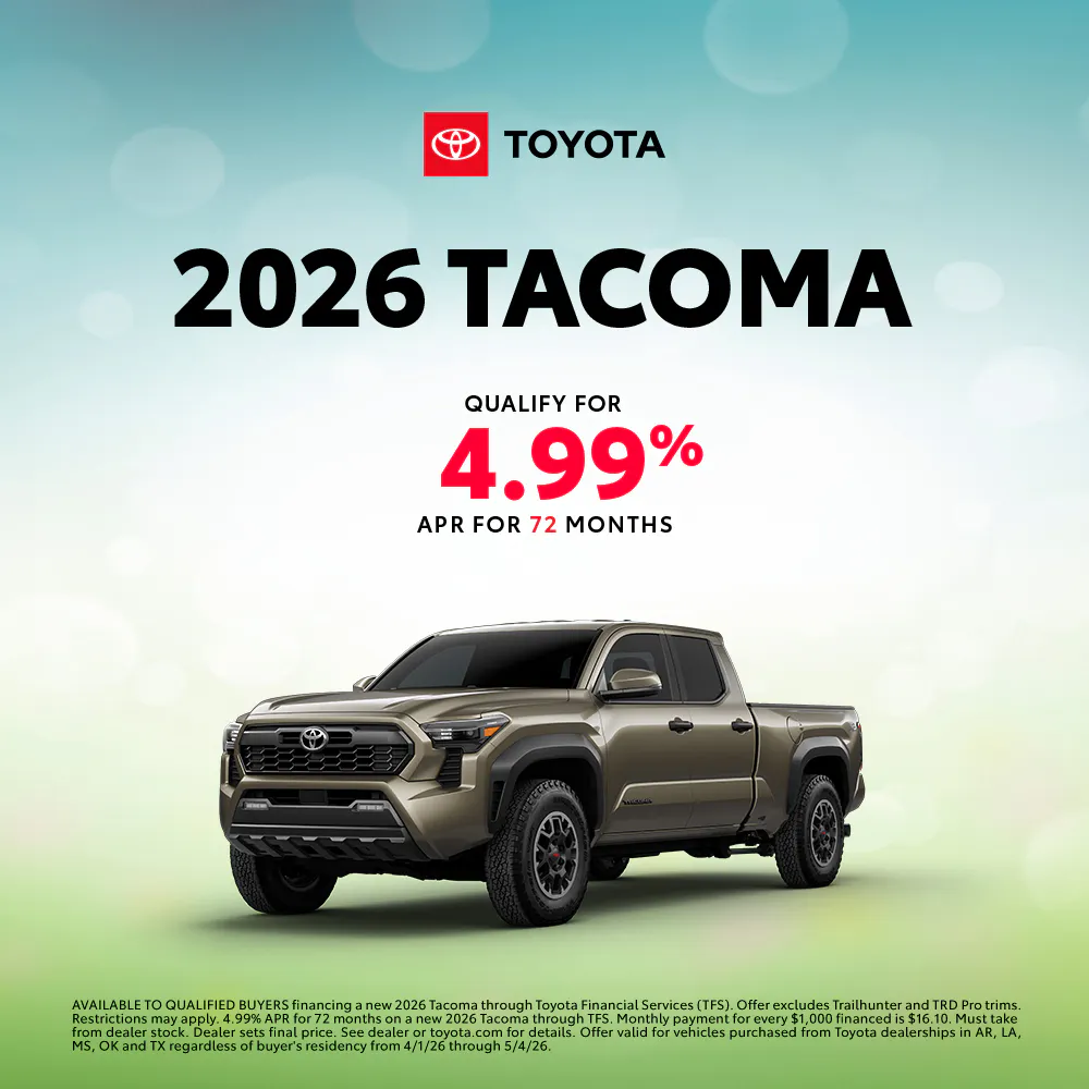 April 2026 GST Tacoma APR