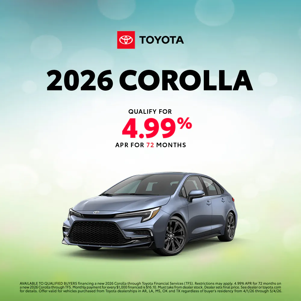 April 2026 GST Corolla APR
