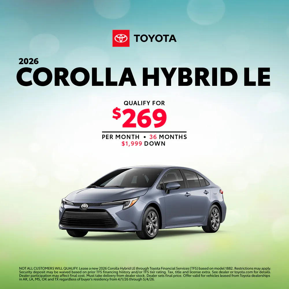 April 2026 GST Corolla Lease
