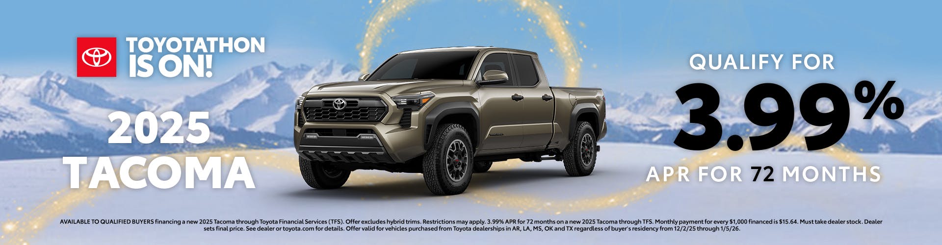 December 2025 GST Tacoma APR Toyotathon