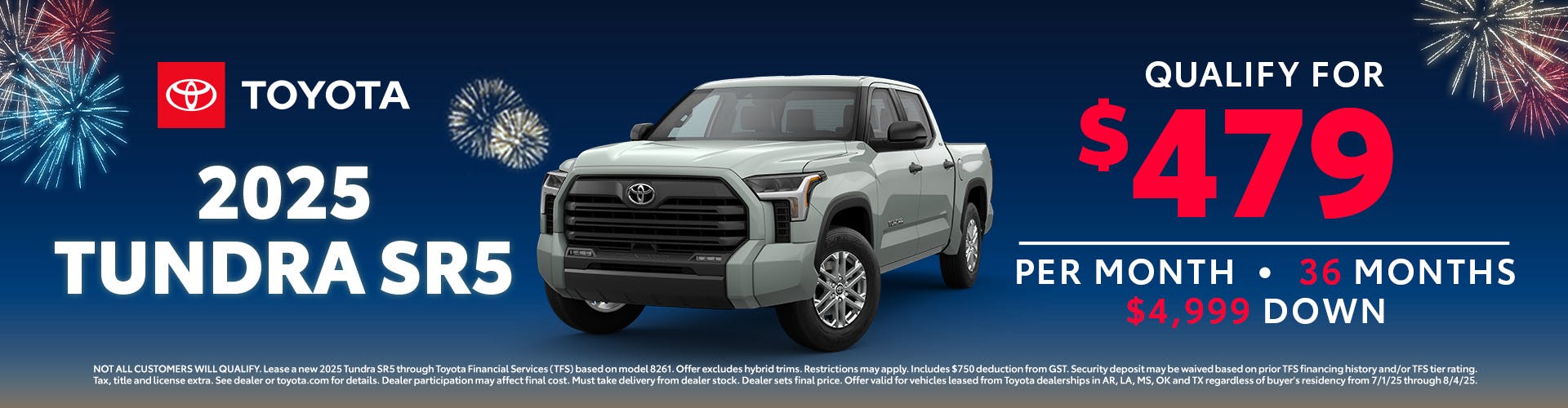July 2025 GST Lease Tundra