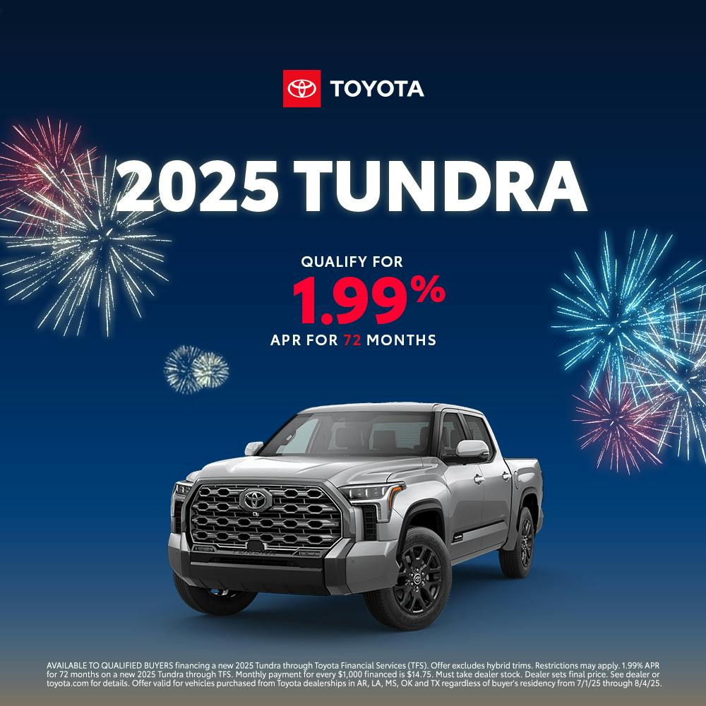 July 2025 GST APR Tundra