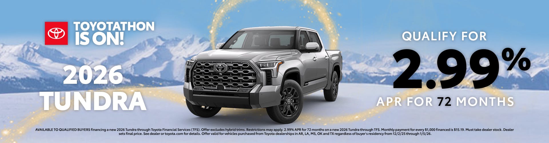 December 2025 GST Tundra APR Toyotathon