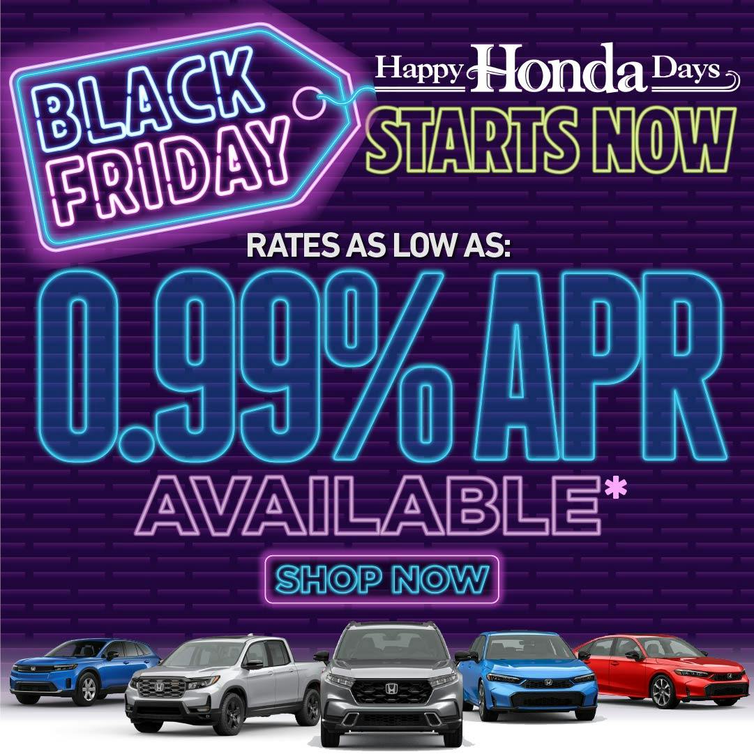 Rates as low as 0.99% | Upper Valley Honda