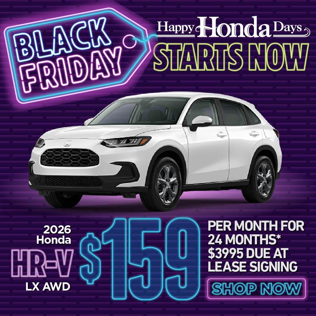 New 2026 Honda HR-V LX AWD | Upper Valley Honda