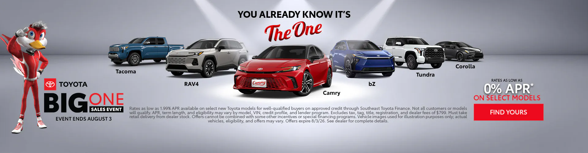 Monthly Sales Event | Valdosta Toyota